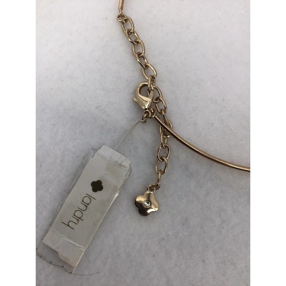 Iandry Fashion Matchstick Collar Necklace Gold Tone - Picture 10 of 10